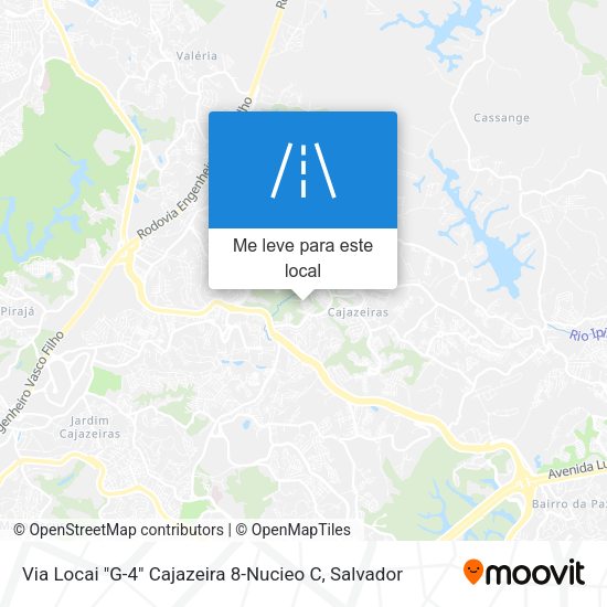Via Locai "G-4" Cajazeira 8-Nucieo C mapa