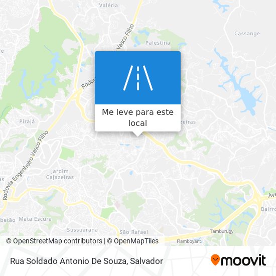 Rua Soldado Antonio De Souza mapa