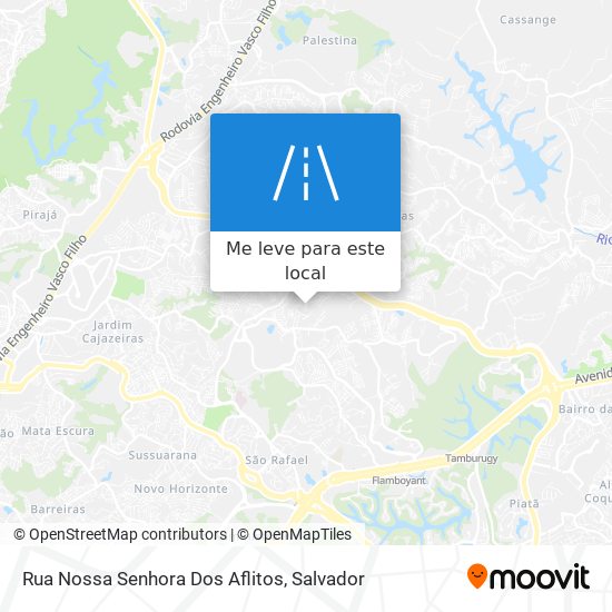 Rua Nossa Senhora Dos Aflitos mapa