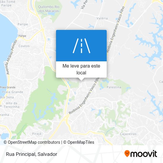 Rua Principal mapa