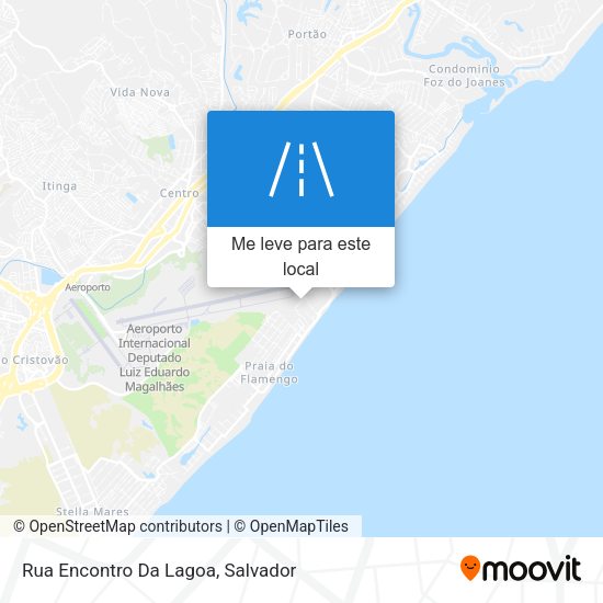 Rua Encontro Da Lagoa mapa