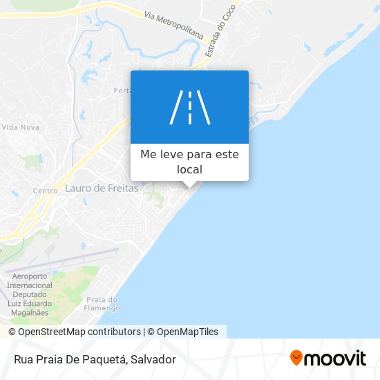 Rua Praia De Paquetá mapa