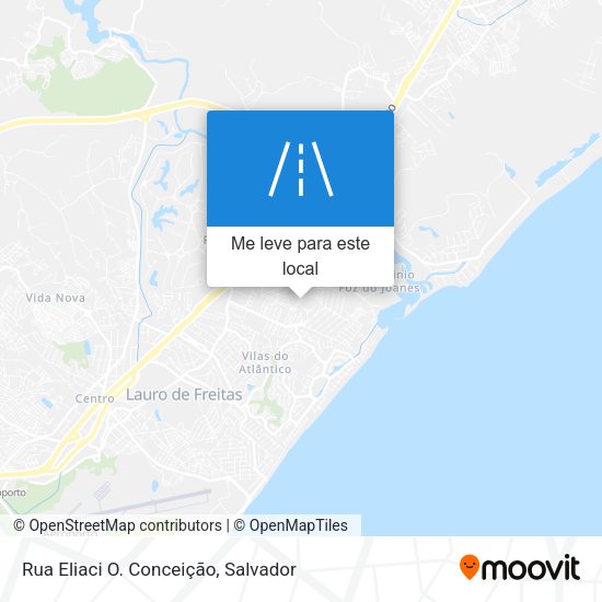 Rua Eliaci O. Conceição mapa