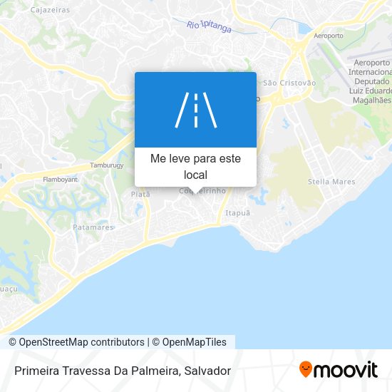 Primeira Travessa Da Palmeira mapa