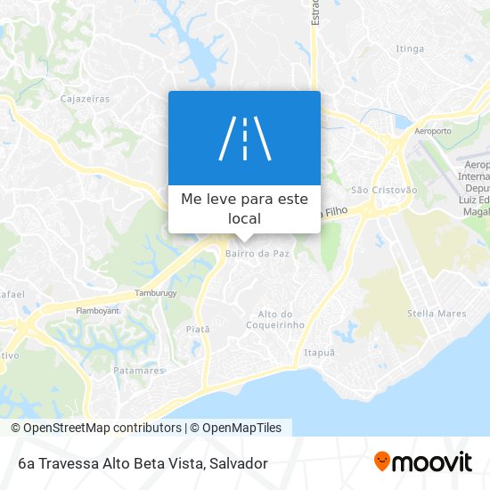 6a Travessa Alto Beta Vista mapa