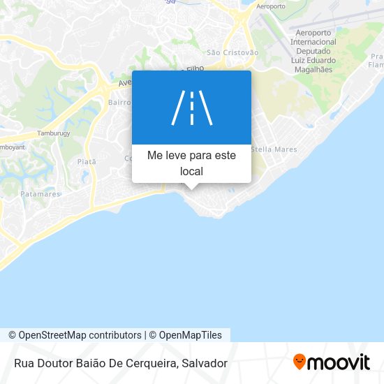 Rua Doutor Baião De Cerqueira mapa