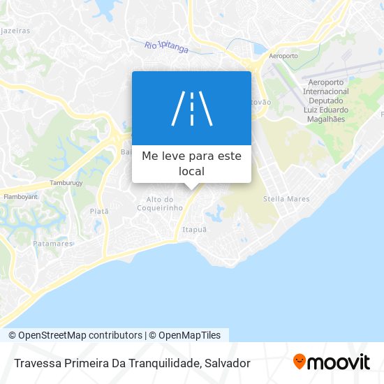 Travessa Primeira Da Tranquilidade mapa