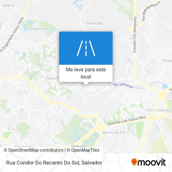 Rua Condor Do Recanto Do Sol mapa