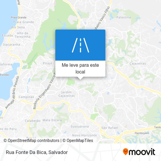 Rua Fonte Da Bica mapa