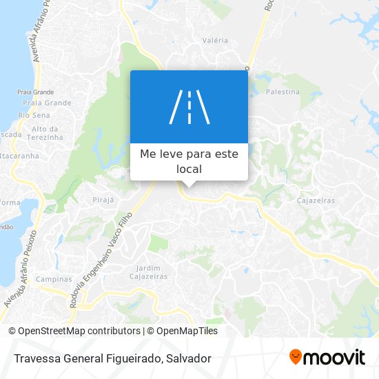 Travessa General Figueirado mapa