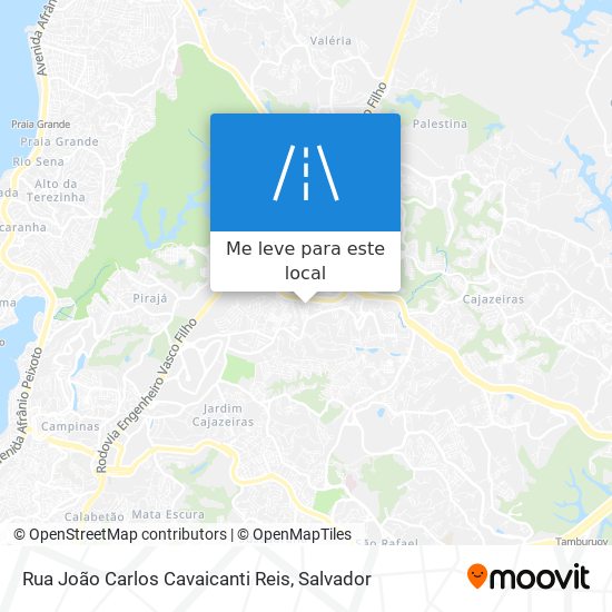 Rua João Carlos Cavaicanti Reis mapa