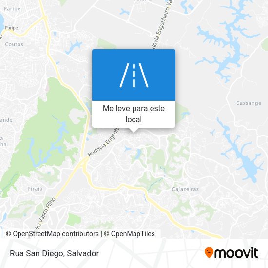 Rua San Diego mapa