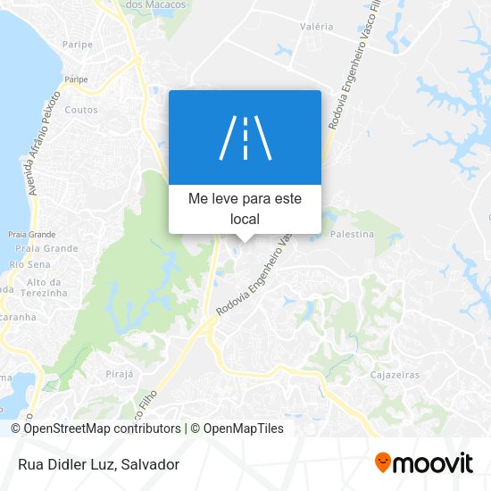 Rua Didler Luz mapa