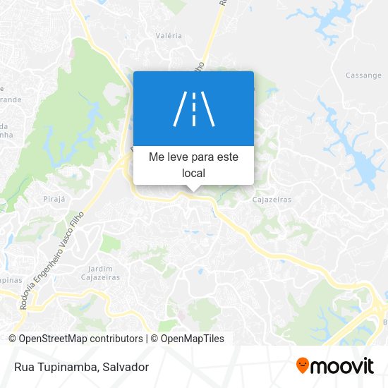Rua Tupinamba mapa