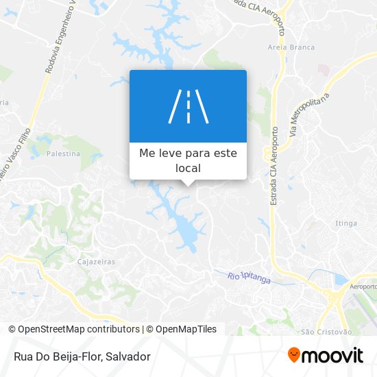 Rua Do Beija-Flor mapa