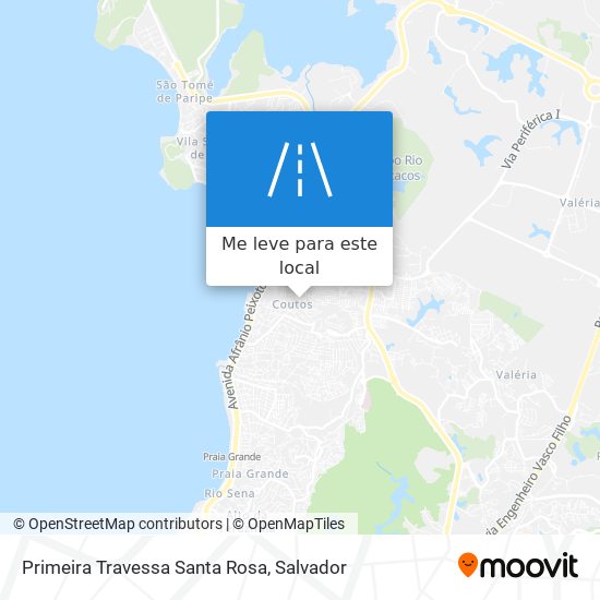 Primeira Travessa Santa Rosa mapa