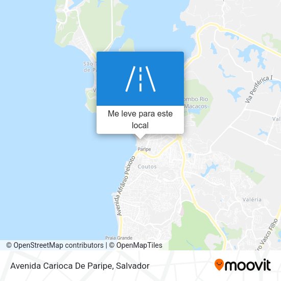 Avenida Carioca De Paripe mapa