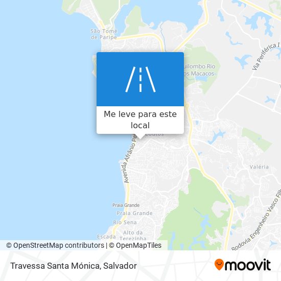 Travessa Santa Mónica mapa