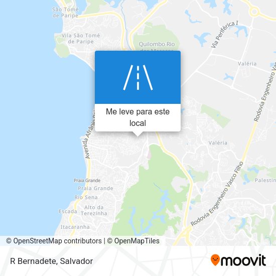 R Bernadete mapa