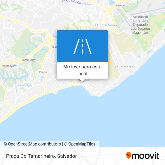 Praça Do Tamarineiro mapa