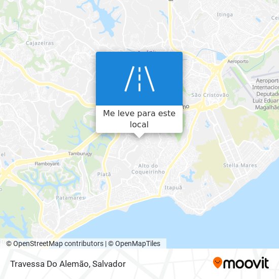 Travessa Do Alemão mapa