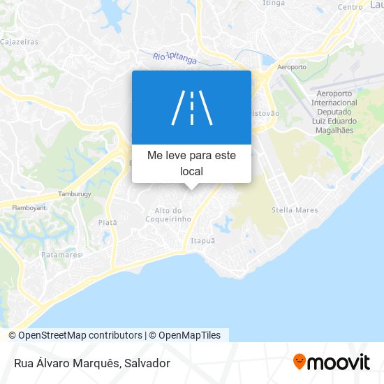 Rua Álvaro Marquês mapa