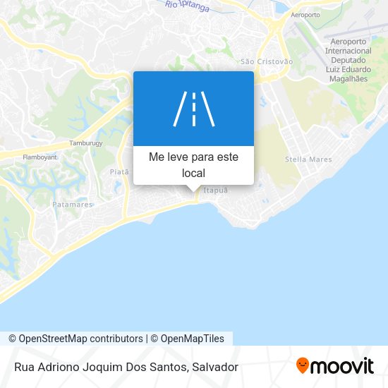 Rua Adriono Joquim Dos Santos mapa