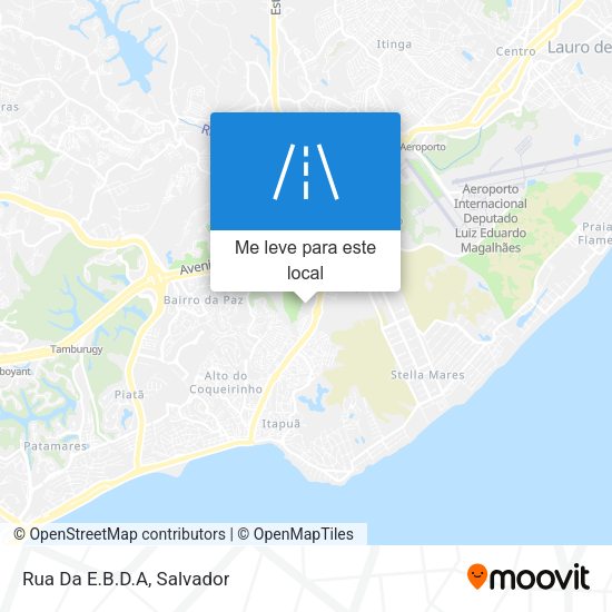 Rua Da E.B.D.A mapa