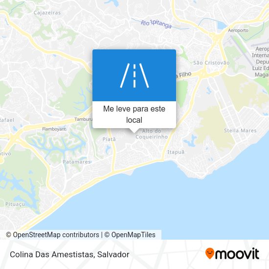 Colina Das Amestistas mapa