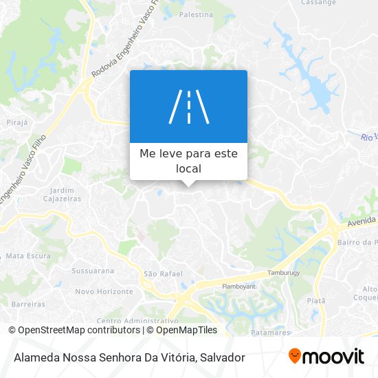 Alameda Nossa Senhora Da Vitória mapa