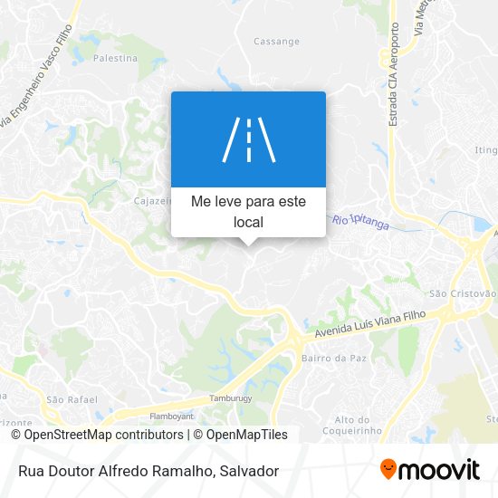 Rua Doutor Alfredo Ramalho mapa
