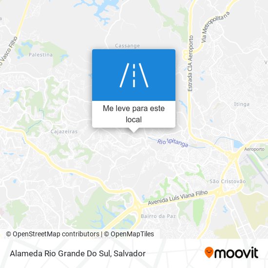 Alameda Rio Grande Do Sul mapa