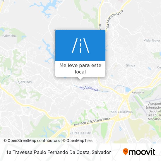 1a Travessa Paulo Fernando Da Costa mapa