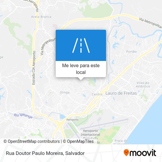 Rua Doutor Paulo Moreira mapa