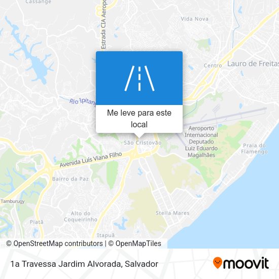 1a Travessa Jardim Alvorada mapa