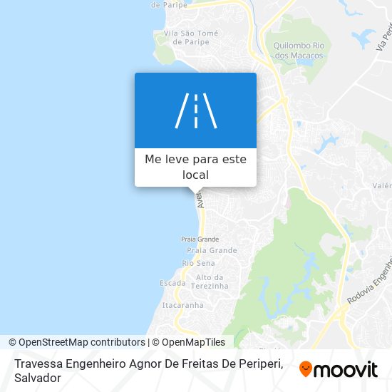 Travessa Engenheiro Agnor De Freitas De Periperi mapa