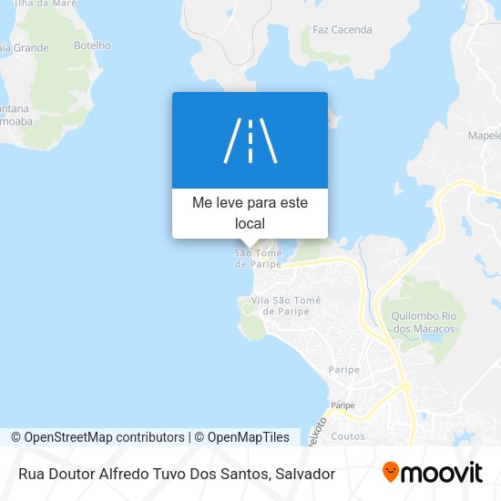 Rua Doutor Alfredo Tuvo Dos Santos mapa