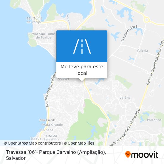 Travessa "06"- Parque Carvalho (Ampliação) mapa