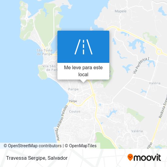 Travessa Sergipe mapa