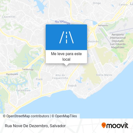 Rua Nove De Dezembro mapa