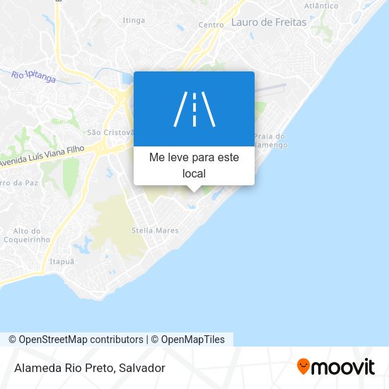 Alameda Rio Preto mapa