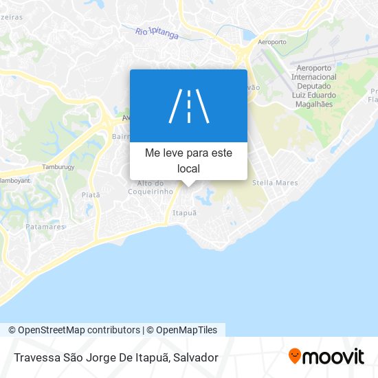 Travessa São Jorge De Itapuã mapa