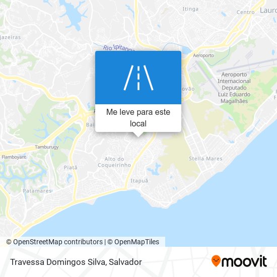 Travessa Domingos Silva mapa