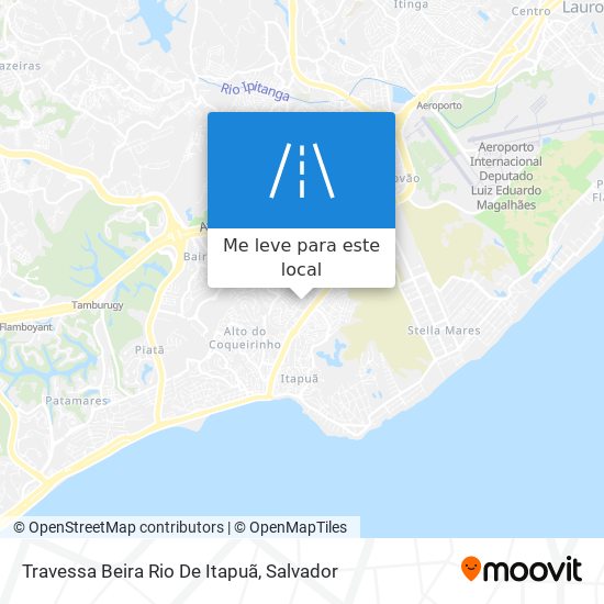 Travessa Beira Rio De Itapuã mapa