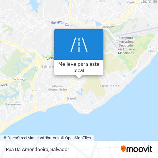 Rua Da Amendoeira mapa