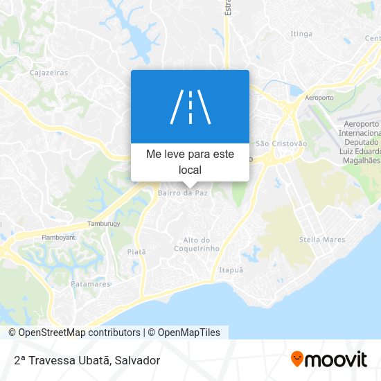 2ª Travessa Ubatã mapa