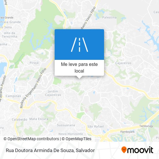 Rua Doutora Arminda De Souza mapa