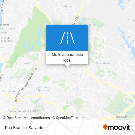 Rua Brasilia mapa