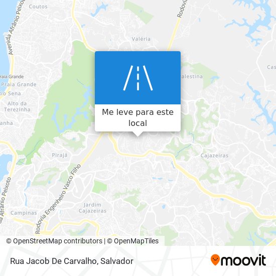 Rua Jacob De Carvalho mapa