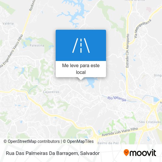 Rua Das Palmeiras Da Barragem mapa